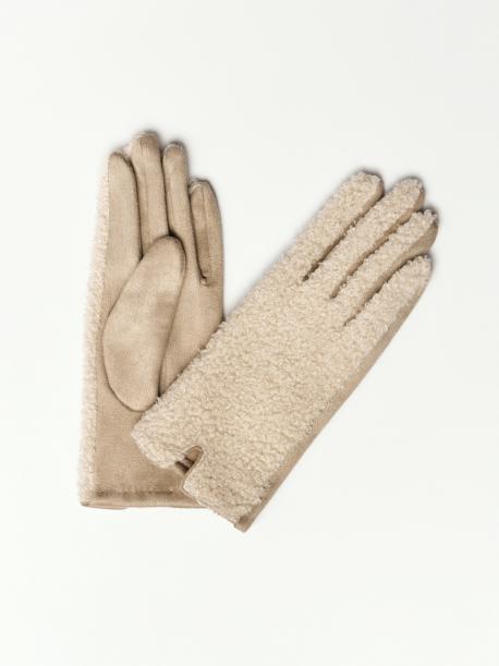 Утеплённые перчатки из экомеха ZOLLA