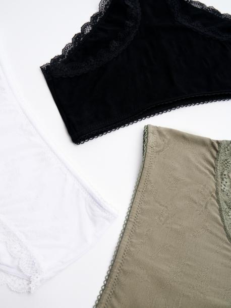 Набор трусов с рисунком и кружевом (3 шт. в комплекте) ZOLLA