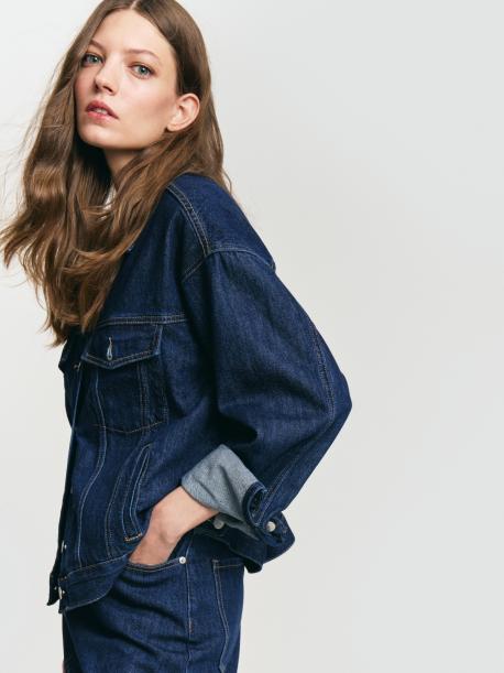 Джинсовая куртка оверсайз ZOLLA