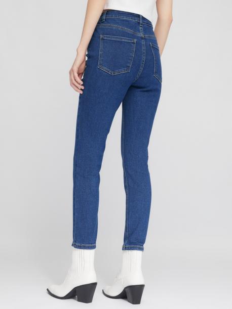 Джинсы силуэта Skinny с высокой посадкой ZOLLA