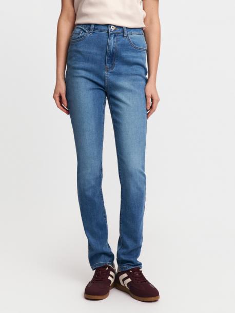 Джинсы силуэта Skinny с высокой посадкой ZOLLA