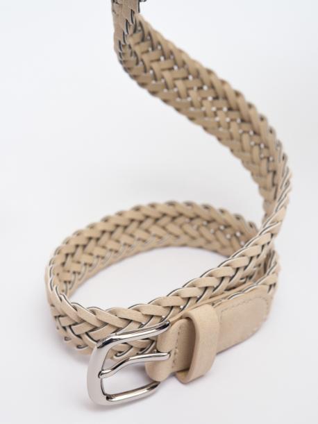 Плетёный ремень из экокожи ZOLLA