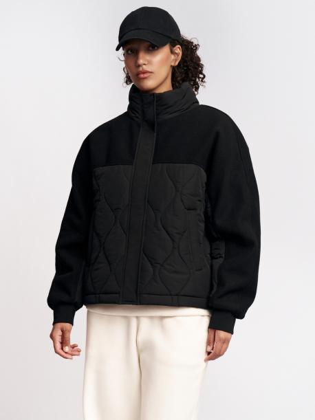 Короткая куртка с высоким воротником ZOLLA