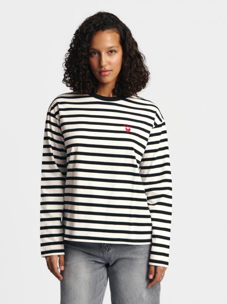 Лонгслив-тельняшка в полоску из хлопка ZOLLA