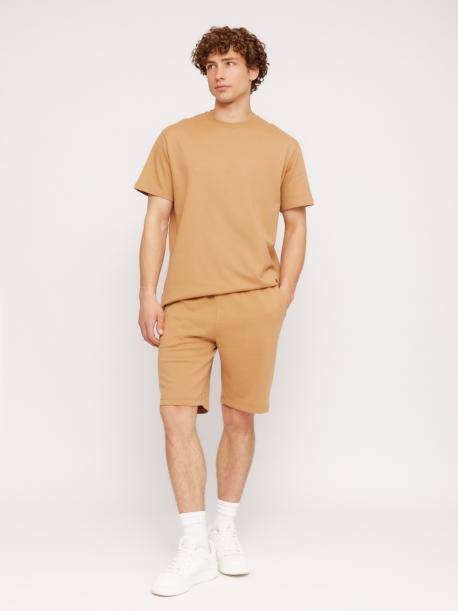 Трикотажные шорты на резинке из хлопка ZOLLA