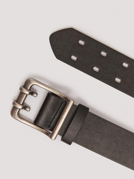 Ремень из экокожи с двойной пряжкой ZOLLA