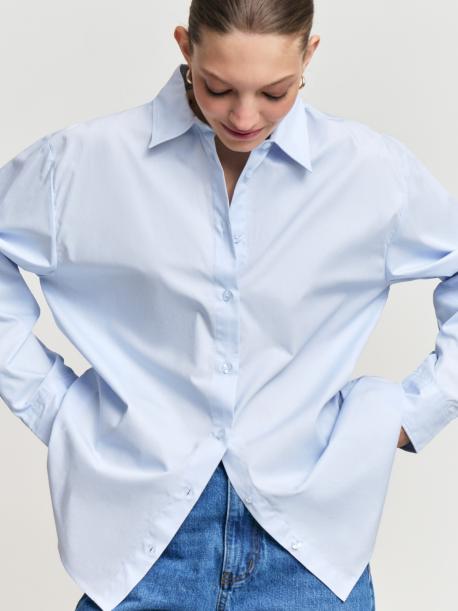 Рубашка из хлопка с длинным рукавом ZOLLA
