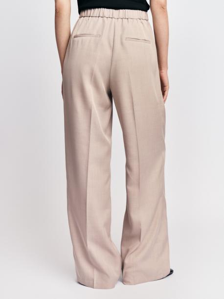 Прямые брюки на резинке со стрелками ZOLLA