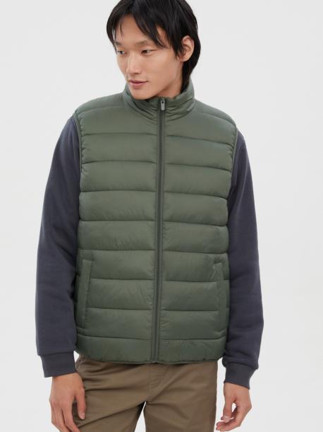 Утеплённый стёганый жилет на молнии ZOLLA