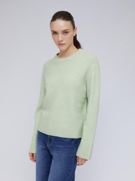 Вязаный джемпер расслабленного фасона с шерстью ZOLLA