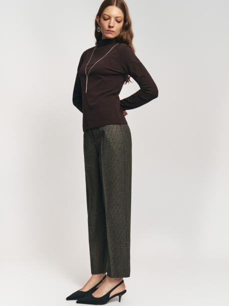 Трикотажная водолазка с цепочкой ZOLLA