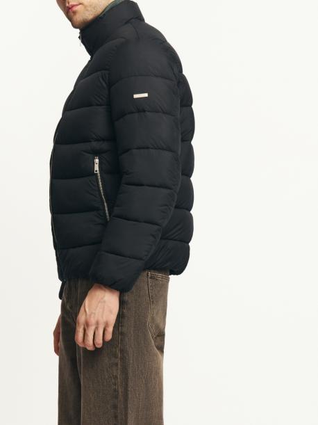 Лёгкая тёплая куртка на молнии с воротником-стойкой ZOLLA