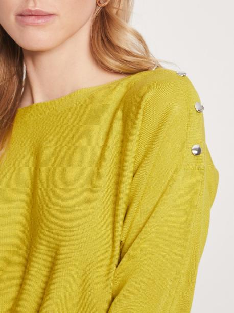 Джемпер с вырезом-лодочка ZOLLA