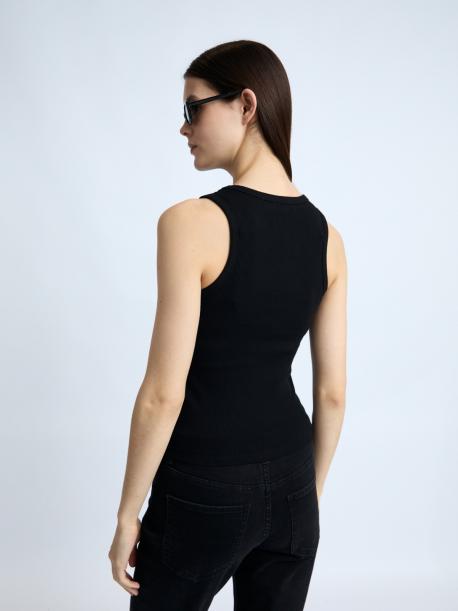 Трикотажный топ-майка без рукавов ZOLLA