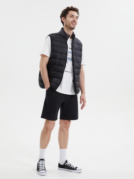 Трикотажные шорты на резинке из хлопка ZOLLA