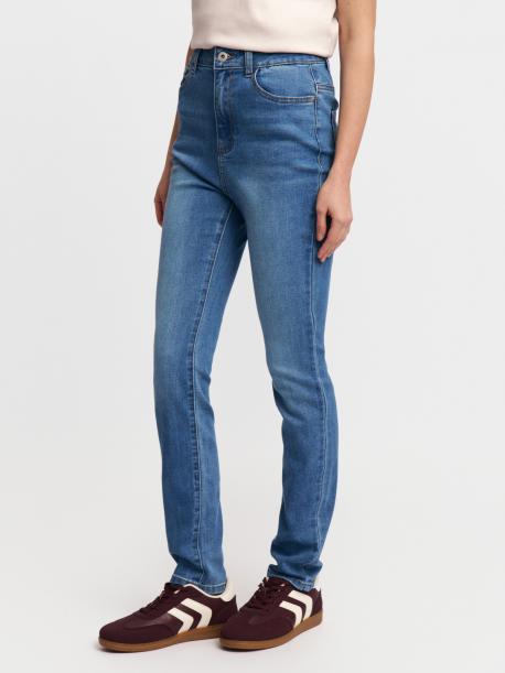 Джинсы силуэта Skinny с высокой посадкой ZOLLA