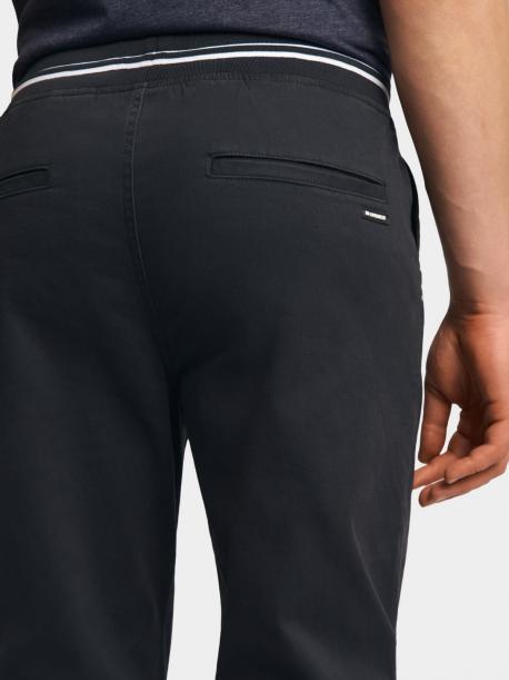 Брюки-джоггеры из хлопка на резинке ZOLLA