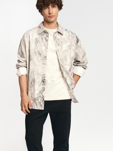 Футболка из хлопка с круглым вырезом ZOLLA