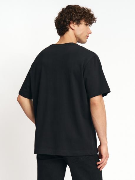 Однотонная базовая футболка из хлопка ZOLLA