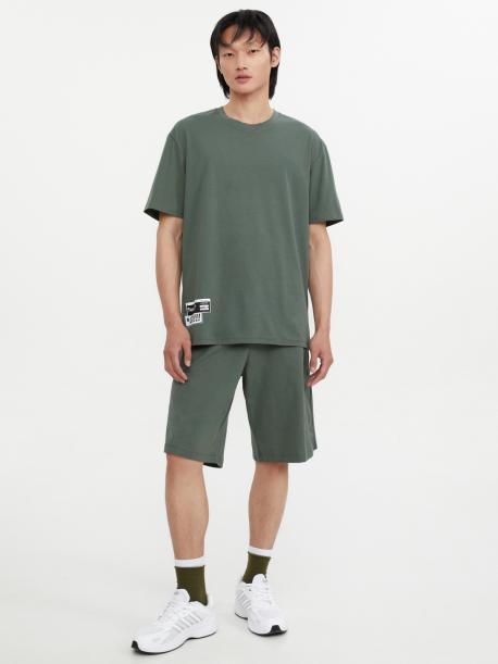 Трикотажные шорты на резинке из хлопка ZOLLA