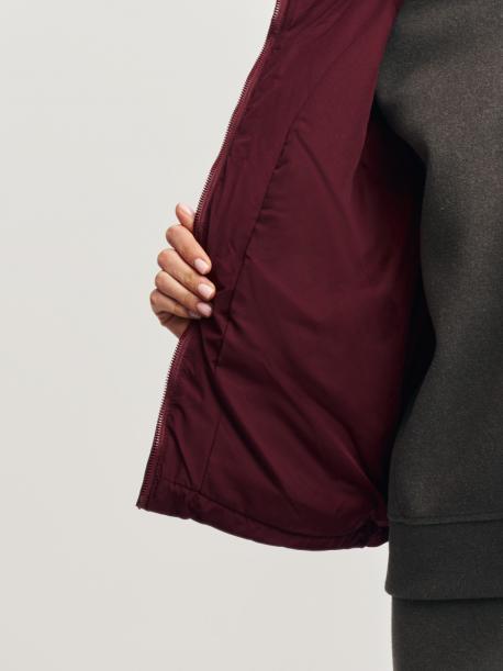 Короткая стёганая куртка с капюшоном ZOLLA