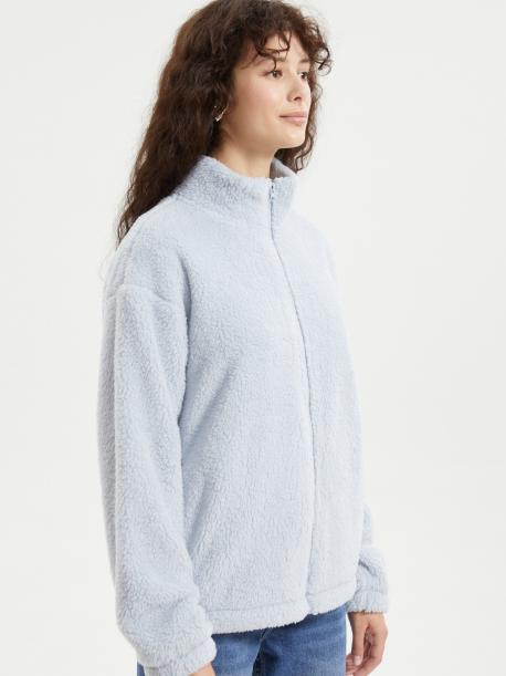 Толстовка из экомеха на молнии ZOLLA