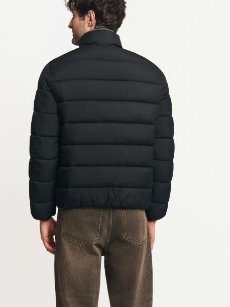 Лёгкая тёплая куртка на молнии с воротником-стойкой ZOLLA