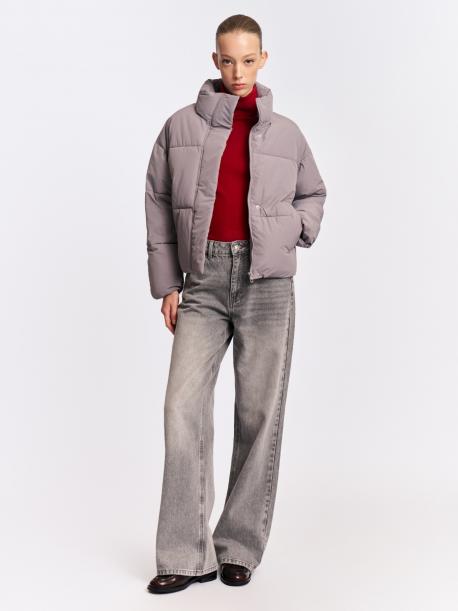 Короткая куртка с высоким воротником ZOLLA