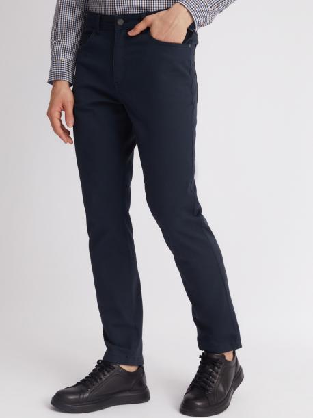 Брюки силуэта Slim из хлопка ZOLLA