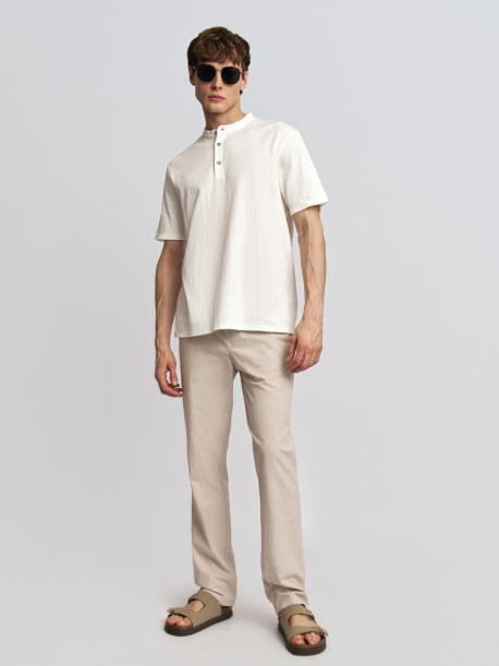 Футболка поло с воротником-стойкой ZOLLA