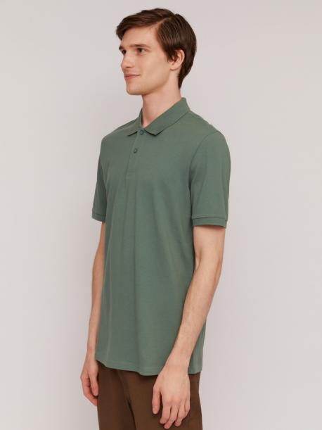 Футболка поло из хлопка с коротким рукавом ZOLLA