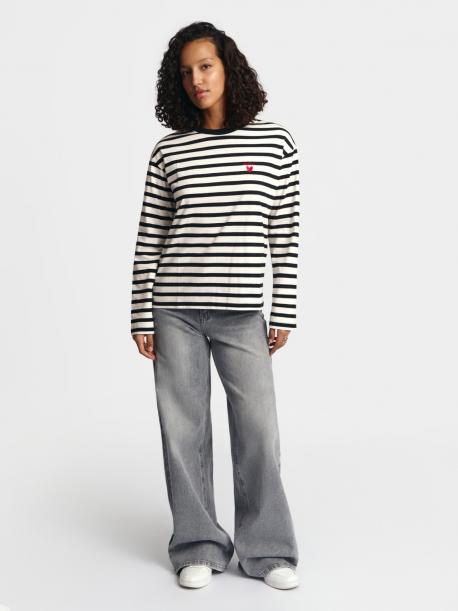 Лонгслив-тельняшка в полоску из хлопка ZOLLA