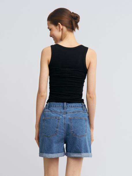 Майка-топ из вискозы без рукавов ZOLLA