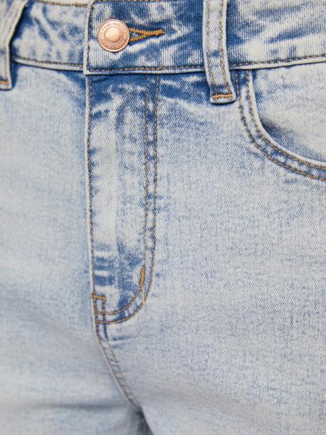 Джинсы силуэта Mom Slim с высокой посадкой ZOLLA