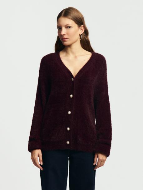 Вязаный кардиган на пуговицах ZOLLA
