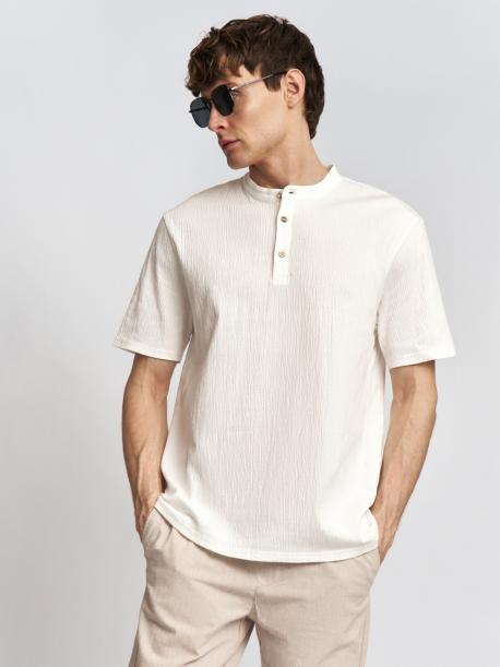 Футболка поло с воротником-стойкой ZOLLA