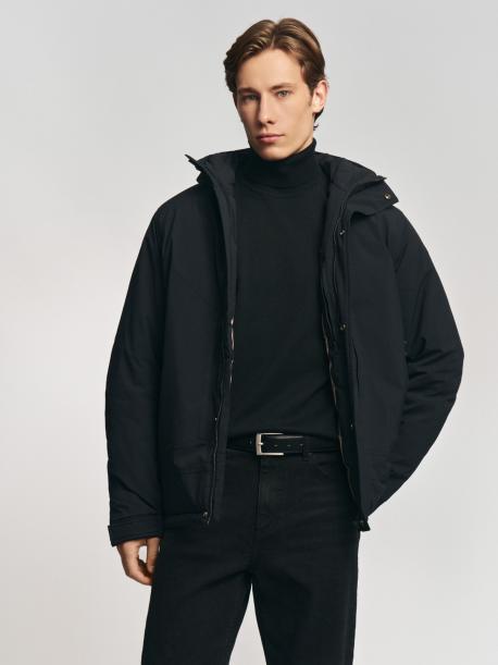 Тёплая куртка с капюшоном на синтепоне ZOLLA