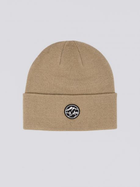 Трикотажная шапка-бини с отворотом ZOLLA