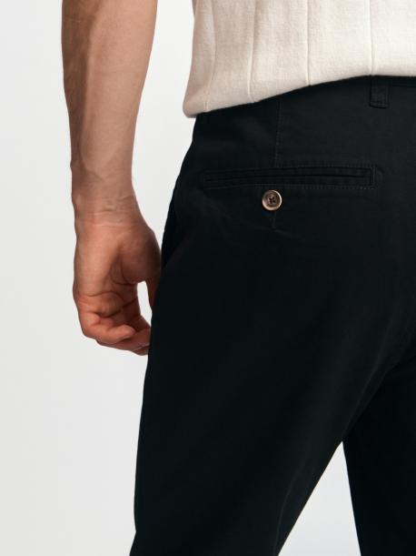 Брюки силуэта Slim из хлопка ZOLLA