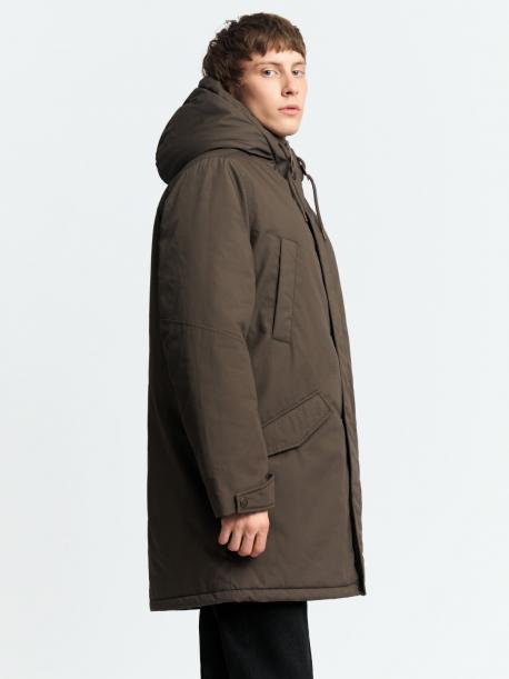 Тёплая куртка-парка с подкладкой из экомеха ZOLLA