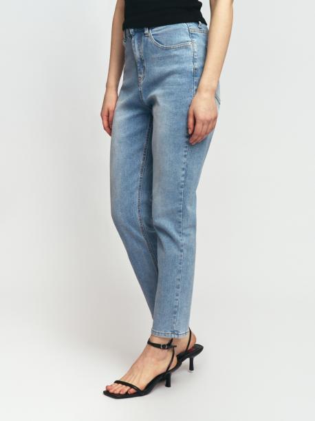 Джинсы силуэта Mom Slim с высокой посадкой ZOLLA