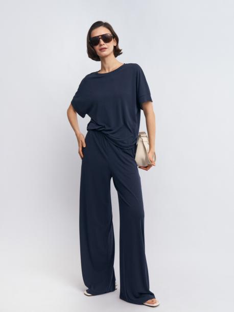 Прямые брюки на резинке ZOLLA