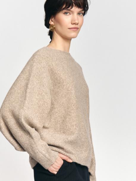 Вязаный джемпер с рукавом летучая мышь ZOLLA