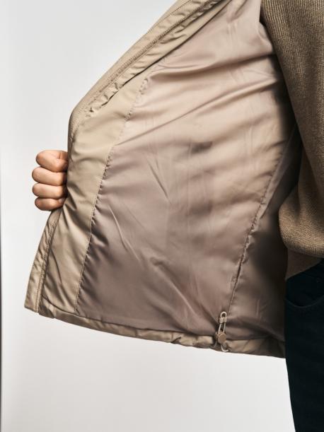 Тёплая куртка с воротником-стойкой ZOLLA