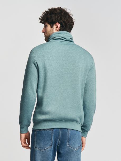 Утеплённый худи с воротником-хомутом ZOLLA