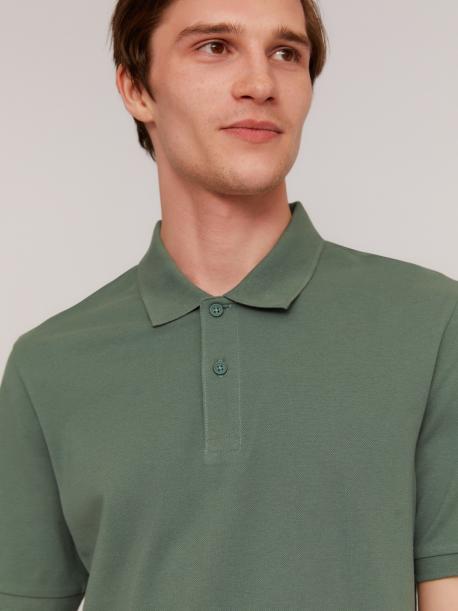 Футболка поло из хлопка с коротким рукавом ZOLLA