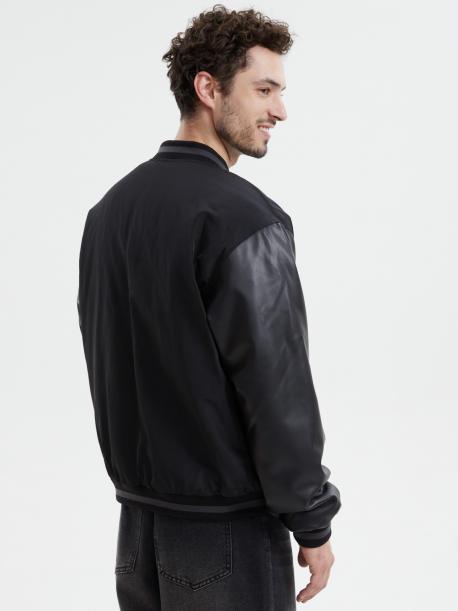 Утеплённая куртка-бомбер на синтепоне ZOLLA