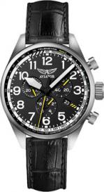 Швейцарские наручные  мужские часы  V.2.25.0.169.4. Коллекция Airacobra P45 Chrono Aviator