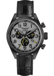 Швейцарские наручные  мужские часы  V.2.25.5.174.4. Коллекция Airacobra P45 Chrono Aviator