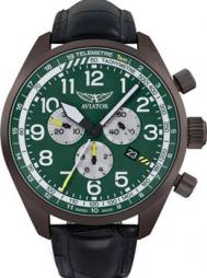 Швейцарские наручные  мужские часы  V.2.25.7.171.4. Коллекция Airacobra P45 Chrono Aviator